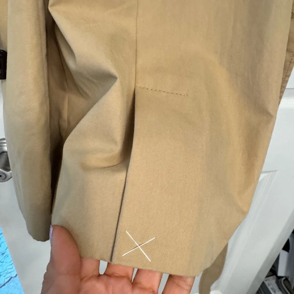 J. Crew Factory short Tan Coat - Picture 7 of 8